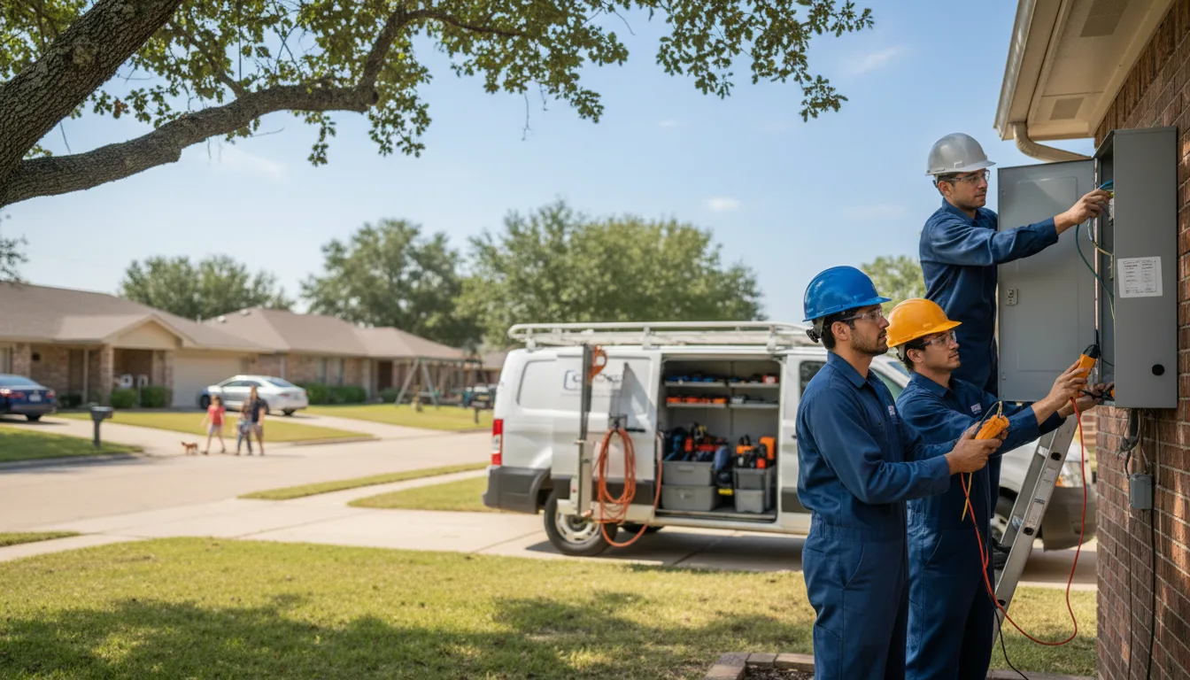Certified electrician providing emergency electrical services in Drayden, MD